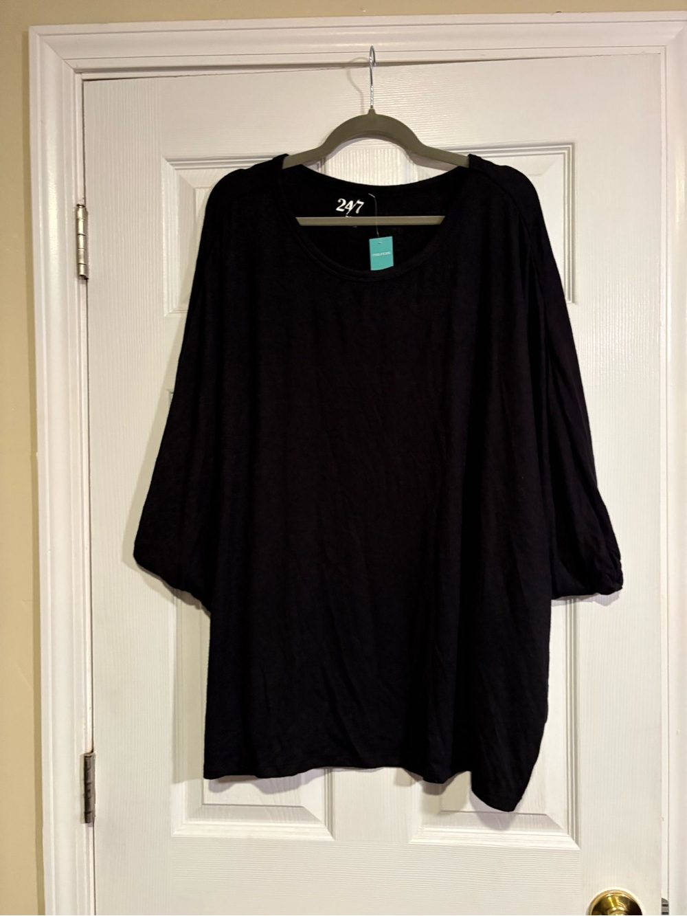 Maurices Black Scoop Neck Relaxed Tunic